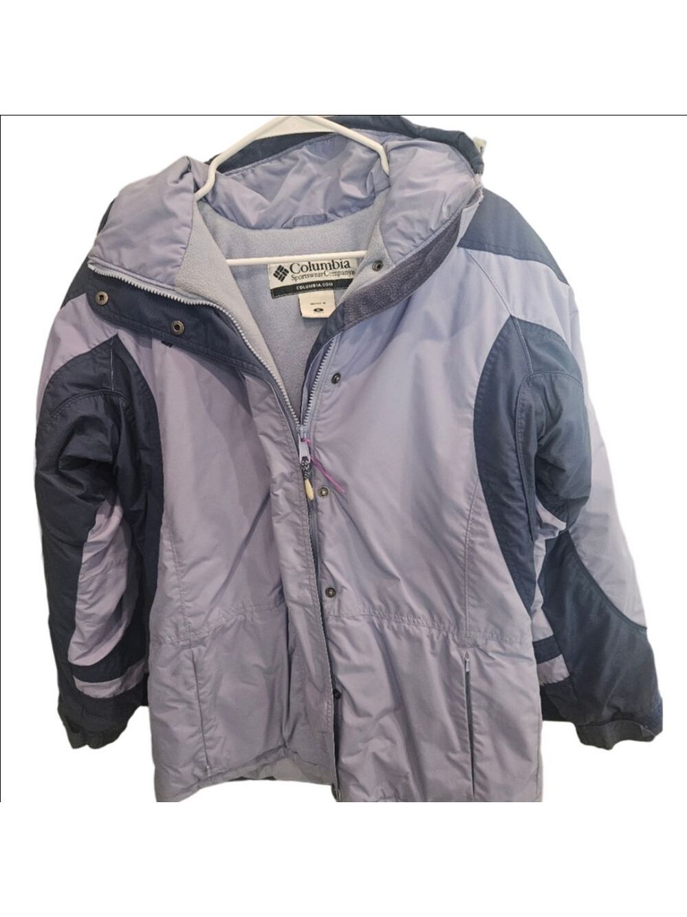 Columbia Women’s Core Interchange 3-in-1 Jacket Medium Blue Purple - Picture 2 of 10
